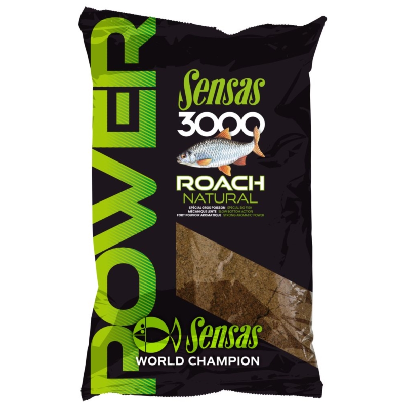 Zanęta 3000 Power Roach Natural Sensas