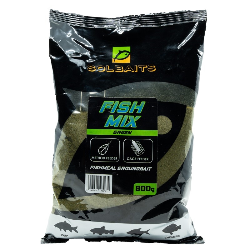 Solbaits Zanęta Fish Mix Green 0,8kg