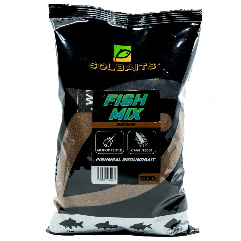 Solbaits Zanęta Fish Mix Brown 0,8kg