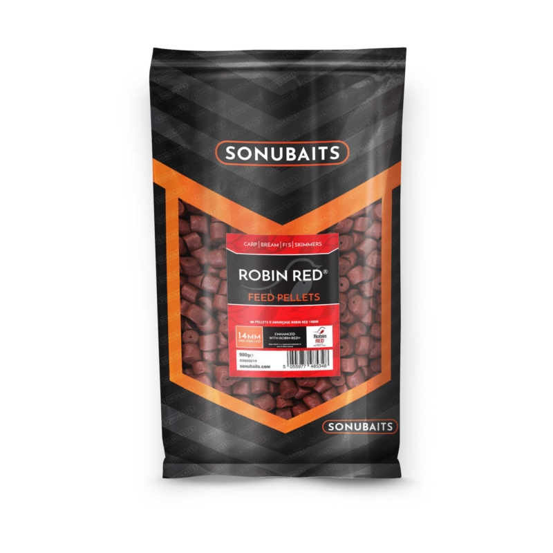 Sonubaits Feed Pellets 6mm Robin Red 900g