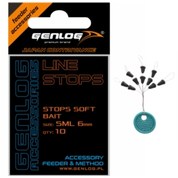 Stopery gumowe Soft Bait SML 6mm Genlog