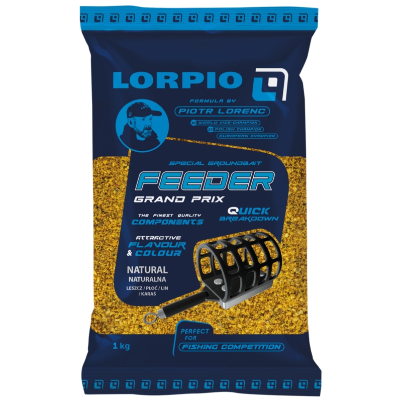 Zanęta Lorpio Feeder Grand Prix Natural 1kg