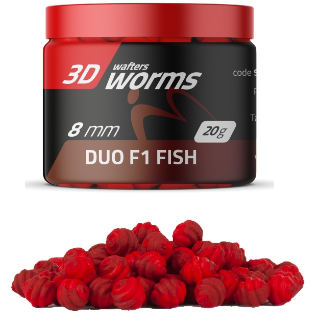 Top Worm Wafters Duo F1 Fish 8mm 20g Matchpro