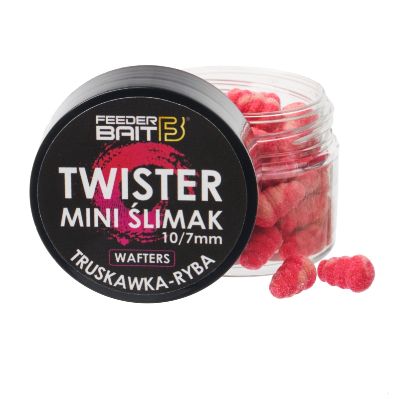 Feeder Bait Mini Ślimak Wafters Truskawka Ryba