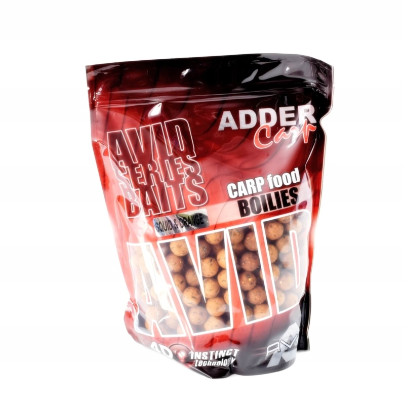 Adder Carp Kulki AVID 16mm 1kg Squid Orange