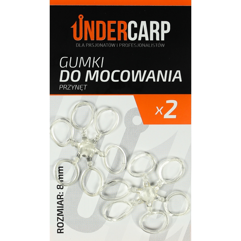 UnderCarp Gumki do mocowania przynęt 8mm