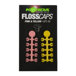 Korda Stopery Floss Caps Różowy Żółty