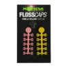 Korda Stopery Floss Caps Różowy Żółty