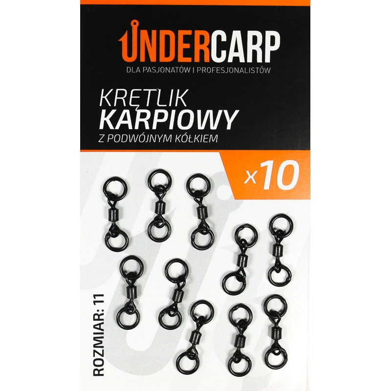 UnderCarpKrętlik karpiowy z podwójnym kółkiem Nr11