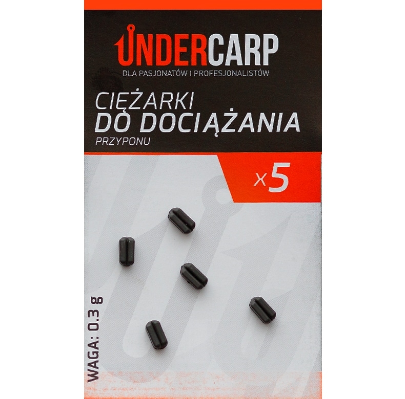 UnderCarp Ciężarki do dociążania przyponu 0,3g