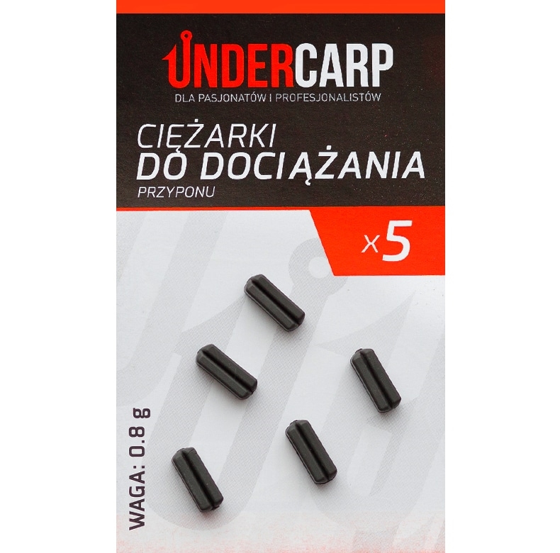 UnderCarp Ciężarki do dociążania przyponu 0,8g