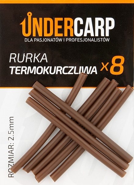 UnderCarp Rurka termokurczliwa brązowa 2,5mm