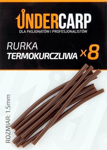 UnderCarp Rurka termokurczliwa brązowa 1,5mm