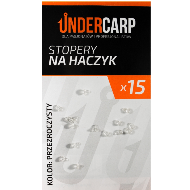 UnderCarp Stopery na haczyk Przeźroczysty