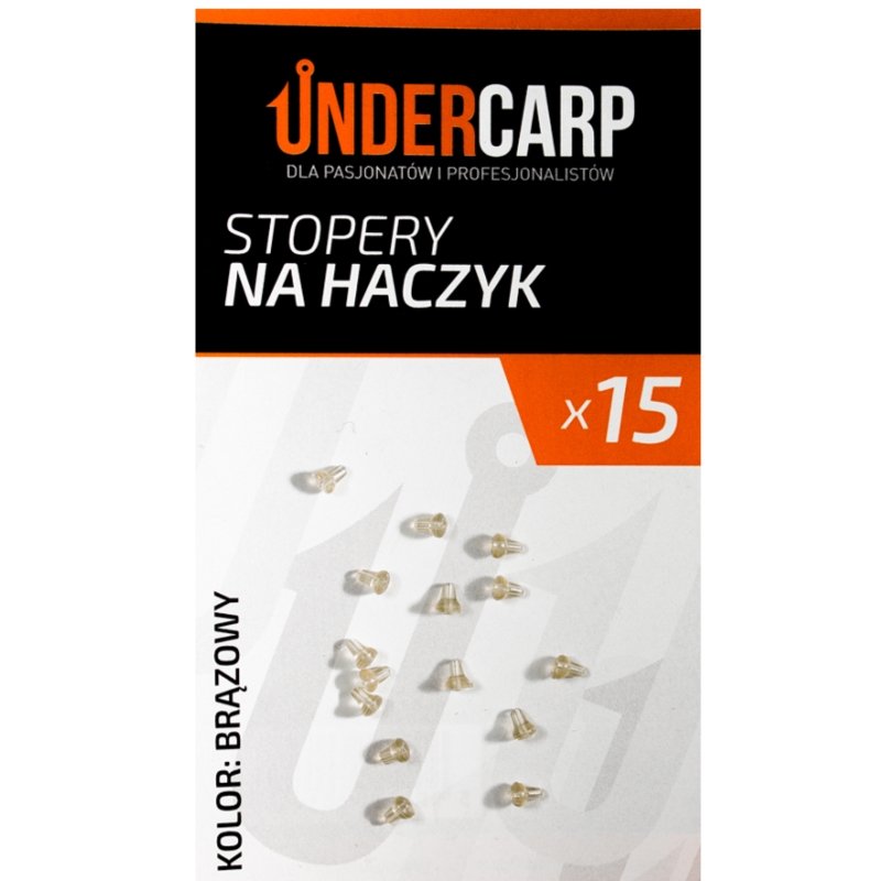 UnderCarp Stopery na haczyk Brązowy