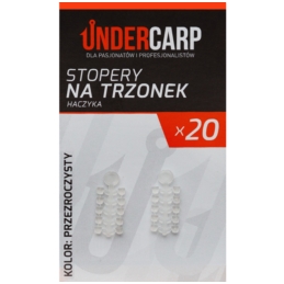 UnderCarp Stopery na trzonek haczyka przeźroczysty