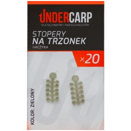 UnderCarp Stopery na trzonek haczyka Zielony