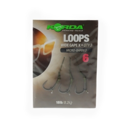 Korda Haczyki Loop Rigs DF Wide Gape X 18lb Nr6