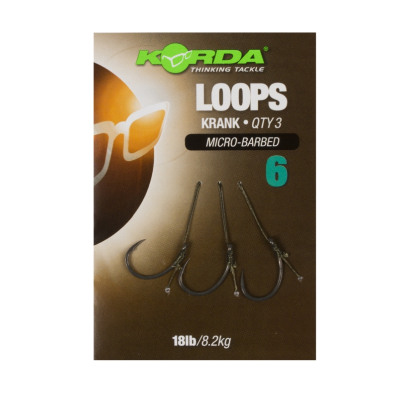 Korda Haczyki Loop Rigs Krank 18lb Nr6