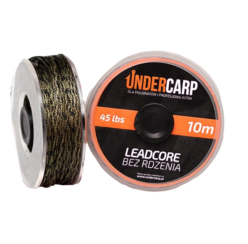 UnderCarp Leadcore bez rdzenia 10m 45lbs Zielony