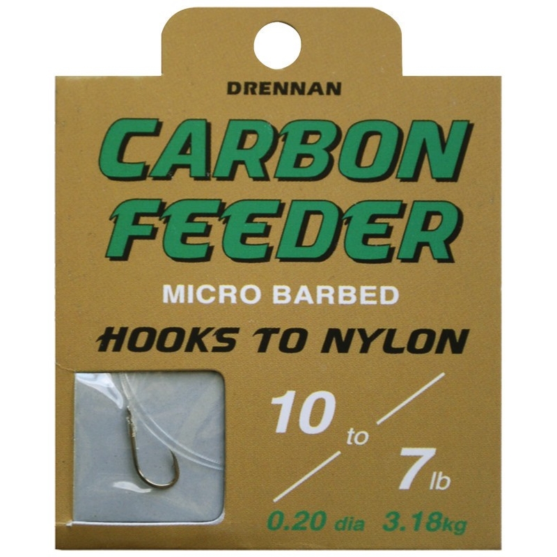 Haczyki Drennan Carbon Feeder + Przypon Nr10