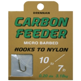 Haczyki Drennan Carbon Feeder + Przypon Nr12