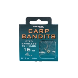 Haczyki Drennan Carp Bandit Gumka + Przypon Nr10