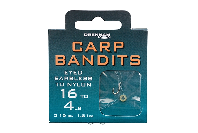 Haczyki Drennan Carp Bandit Gumka + Przypon Nr10