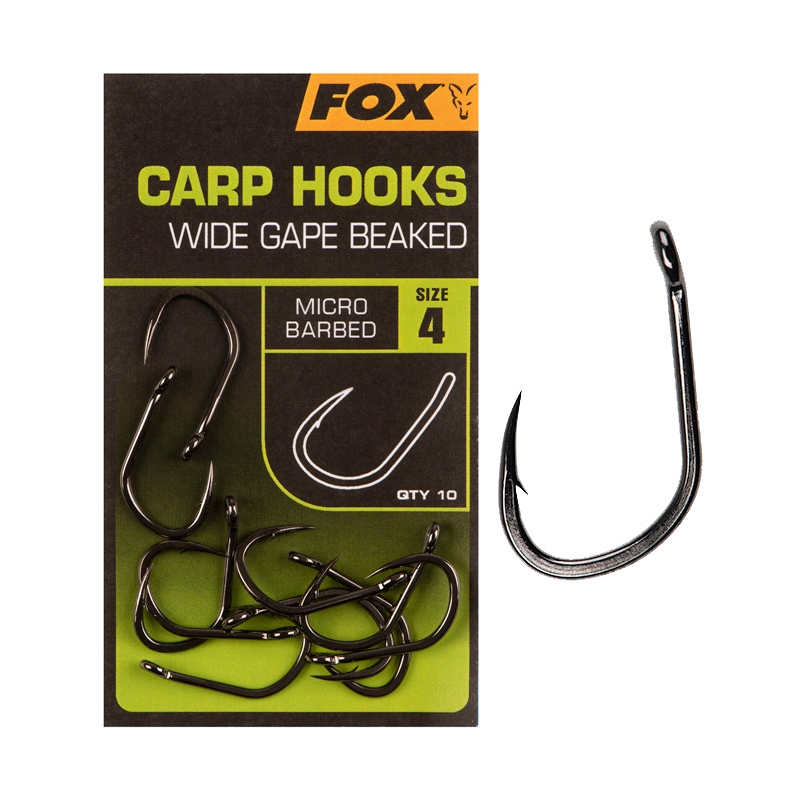 Fox Haczyki Carp Hooks Wide Gape Nr2