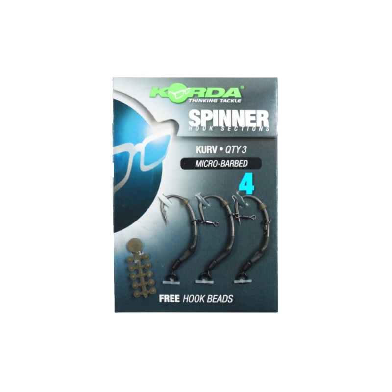 Korda Haczyki Spinner Hook Sections Kurv Nr4