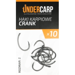 UnderCarp Teflonowe haki karpiowe CRANK Nr2