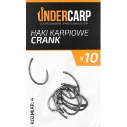 UnderCarp Teflonowe haki karpiowe CRANK Nr4