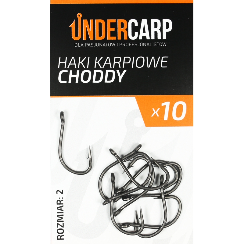 UnderCarp Teflonowe haki karpiowe CHODDY Nr2