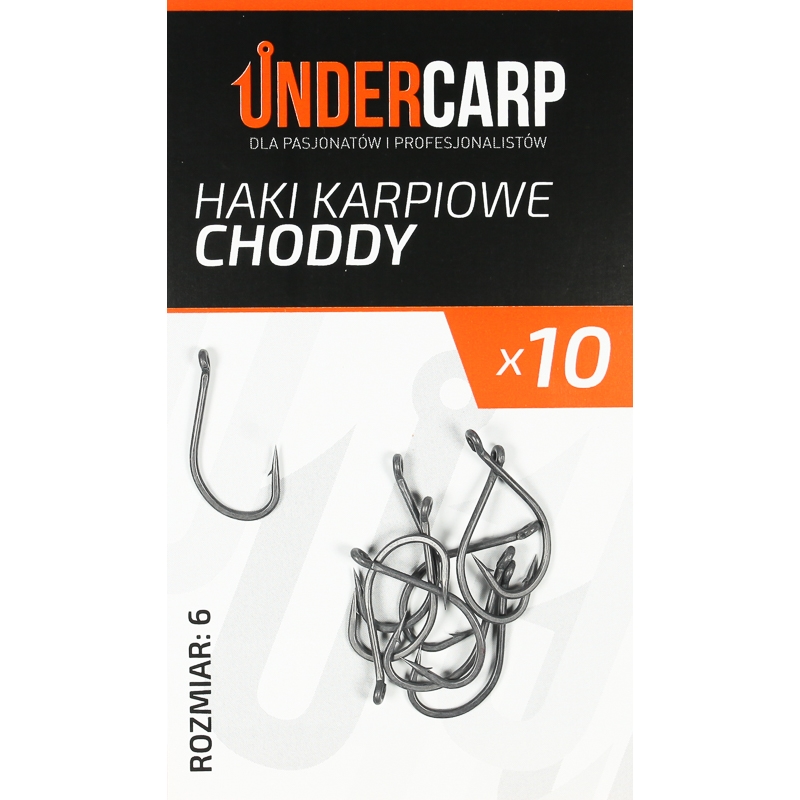 UnderCarp Teflonowe haki karpiowe CHODDY Nr6