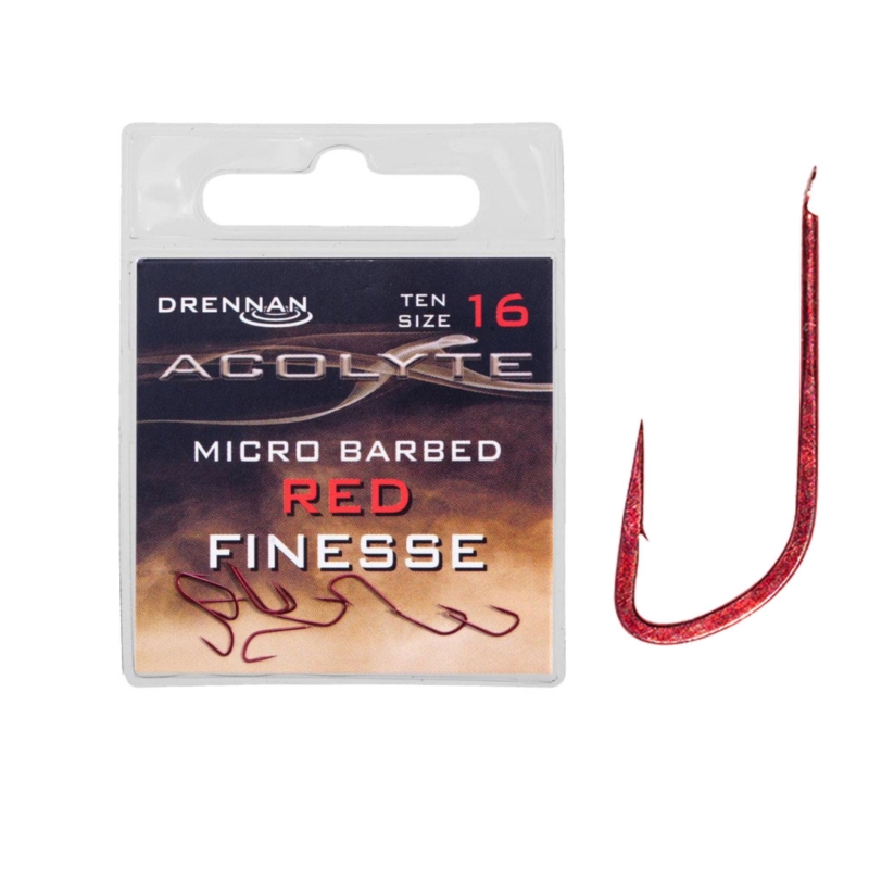 Haczyki Drennan Acolyte Red Finesse Nr16