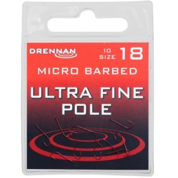 Haczyki Drennan Ultra Fine Pole 10szt. Nr18