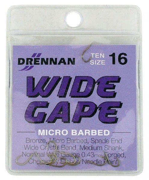 Haczyki Drennan Wide Gape Nr10