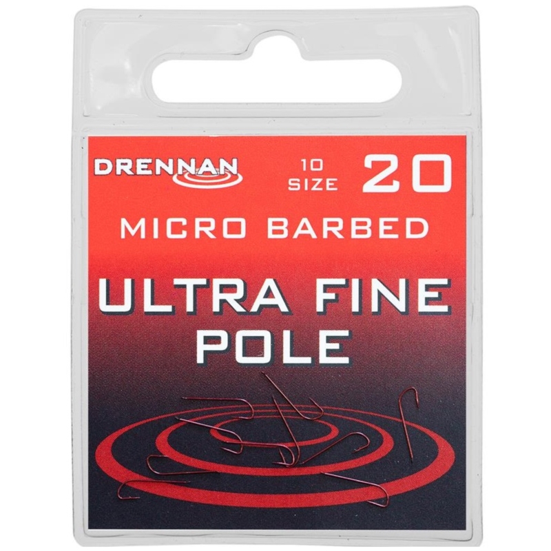 Haczyki Drennan Ultra Fine Pole 10szt. Nr20