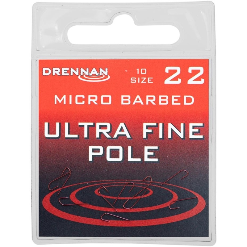 Haczyki Drennan Ultra Fine Pole 10szt. Nr22