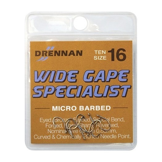 Haczyki Drennan Wide Gape Specialist Nr10