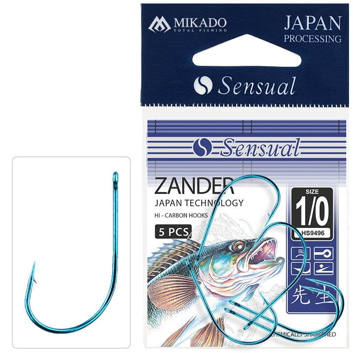 Haczyki Mikado Sensual Zander BL Nr1/0