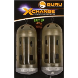 Guru X-Change Window Feeder Bait Up 40g+50g